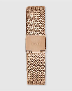 Guess Soiree with Mesh Bracelet in Rose Gold