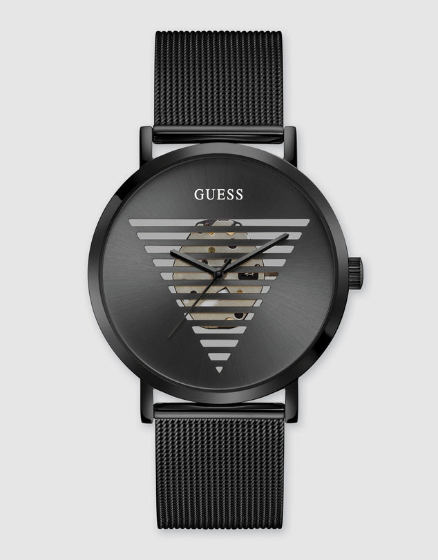 Guess Watch Idol Black Black Mesh Strap