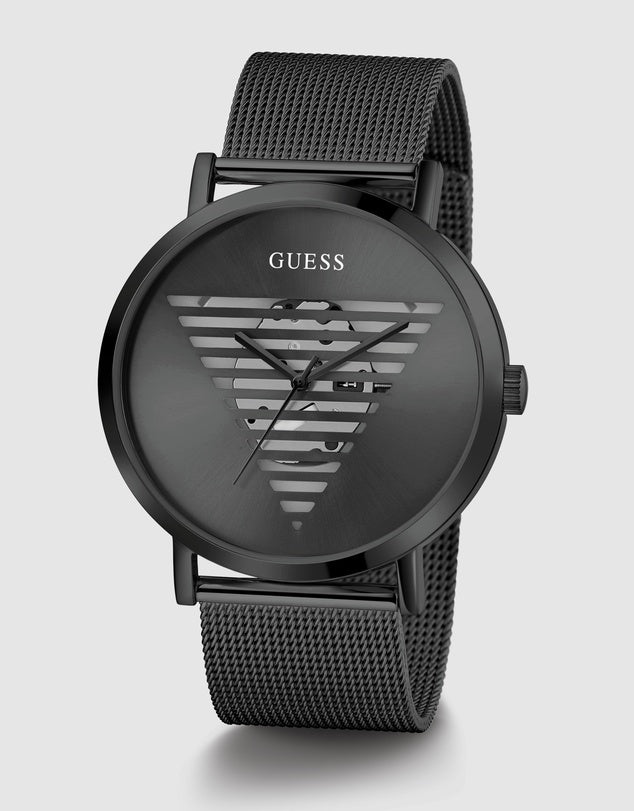 Guess Watch Idol Black Black Mesh Strap