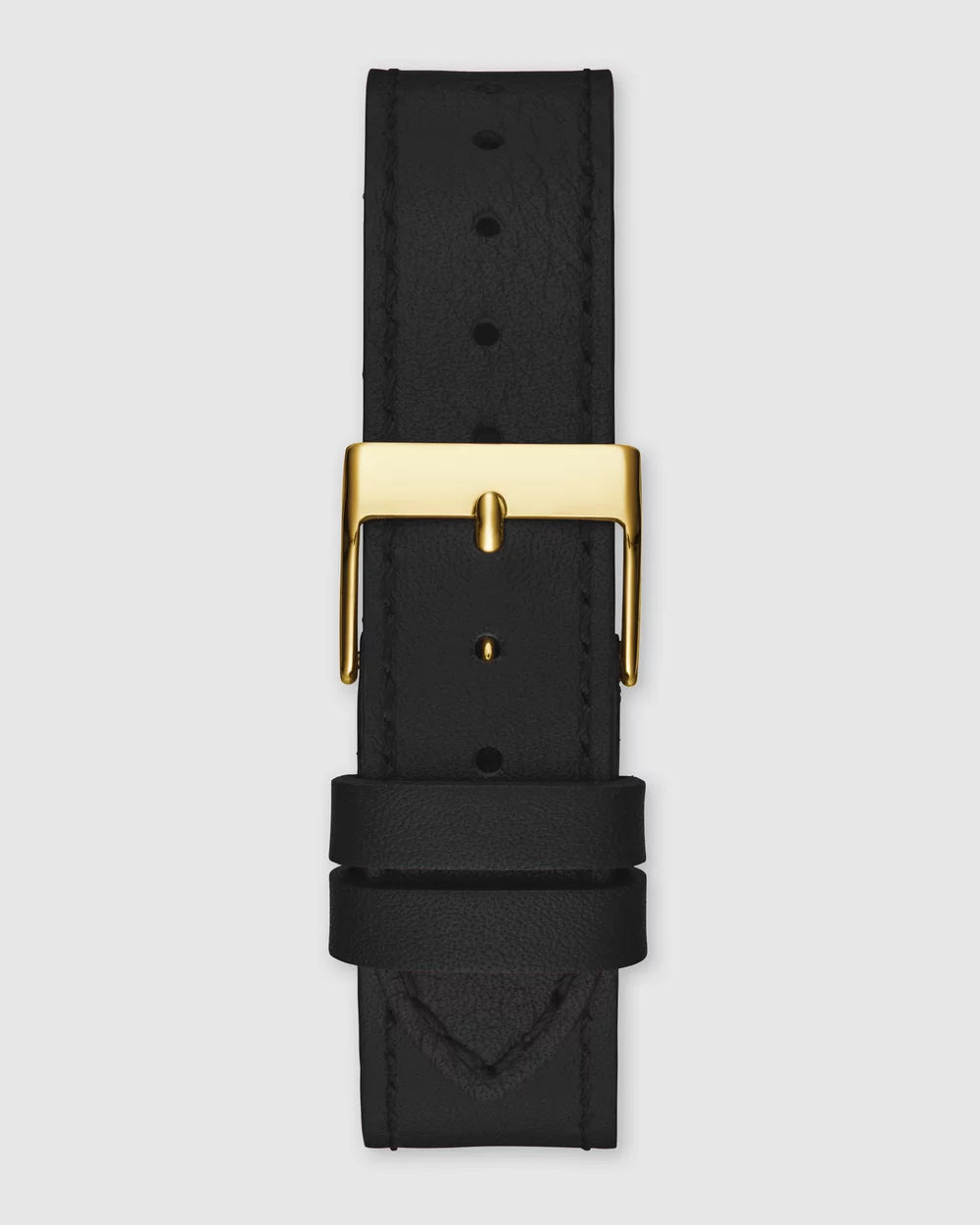 Guess Watch Fame Gold Crystal with Black Leather