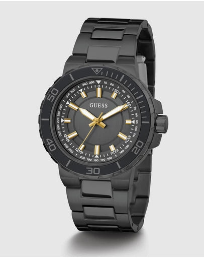 Guess Watch Track Black with Black Bracelet