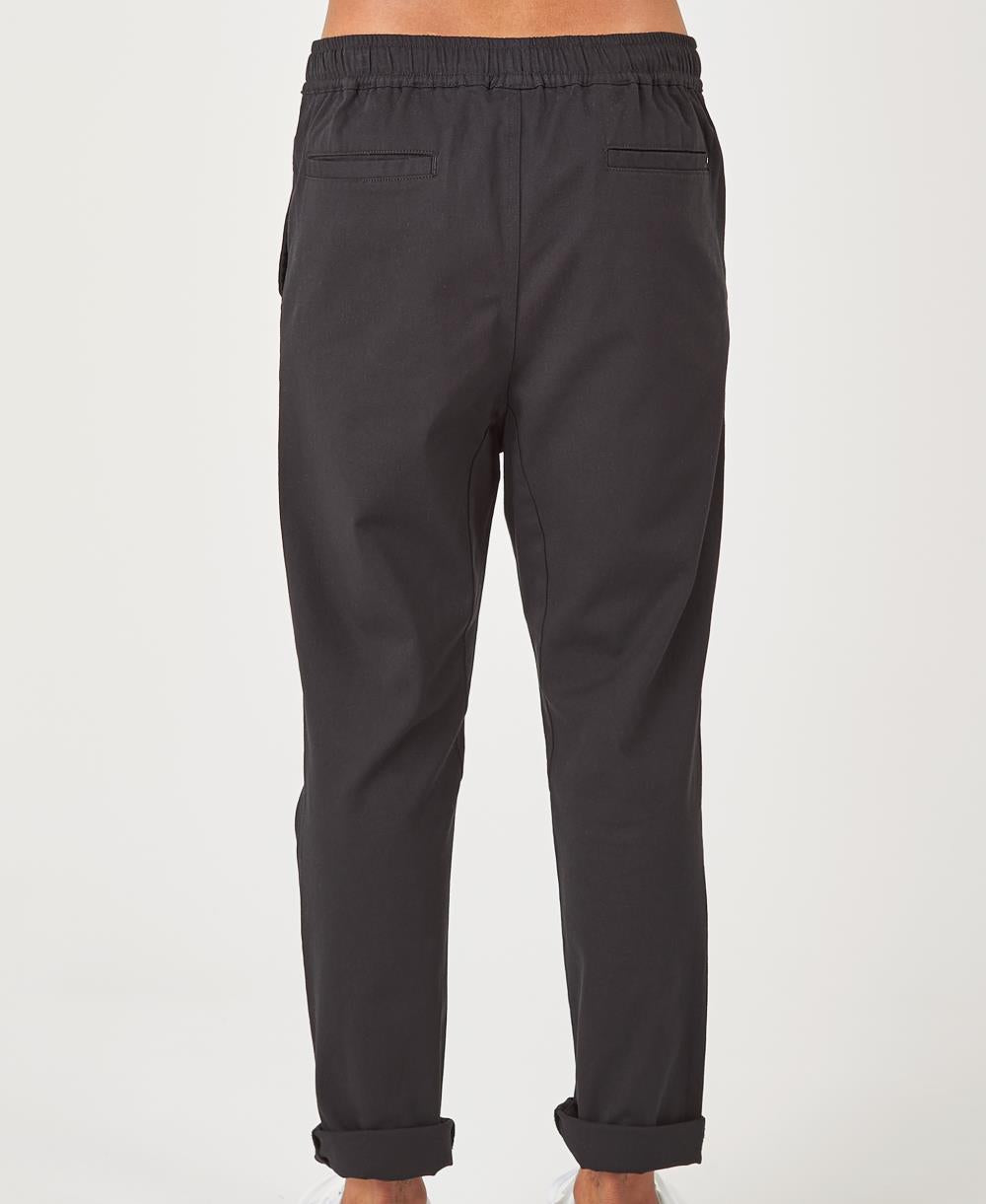 Huffer Relax Trouser Black