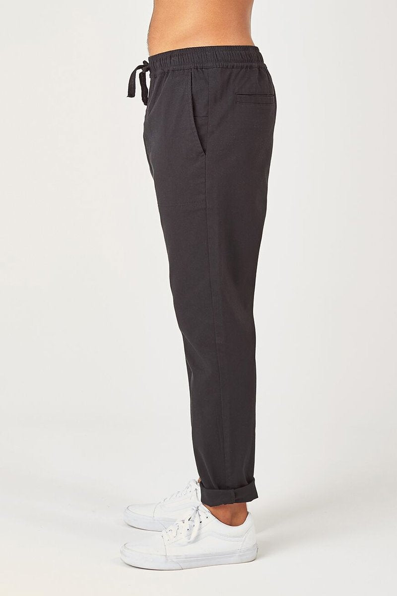 Huffer Relax Trouser Black