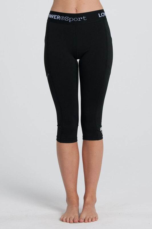 Lower Sport Womens Side Pocket Capris