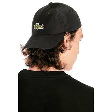 Lacoste Cap Centre Croc in Black, Navy or White