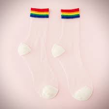 Antler Rainbow Sheer Sock