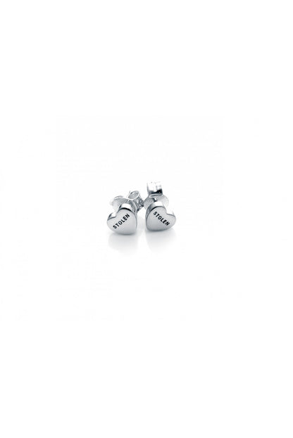 Stolen Girlfriends Club Stolen Heart Stud Earring Silver