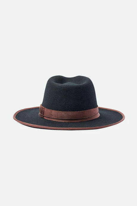 Brixton Reno Fedora in Black/Brown or Moss