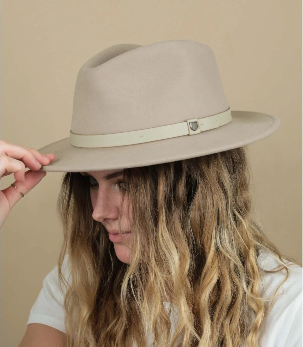 Brixton Messer Fedora - Heather Grey