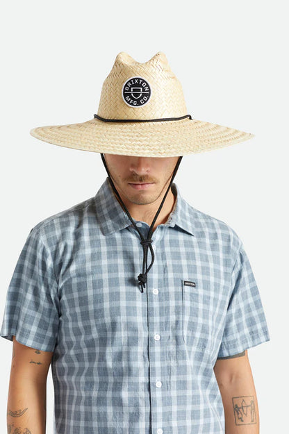 Brixton Crest Sun Straw Hat