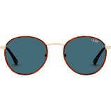 Quay Omen Tort/Navy Sunglasses