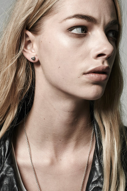 Stolen Girlfriends Club Stolen Heart Stud Earring Silver