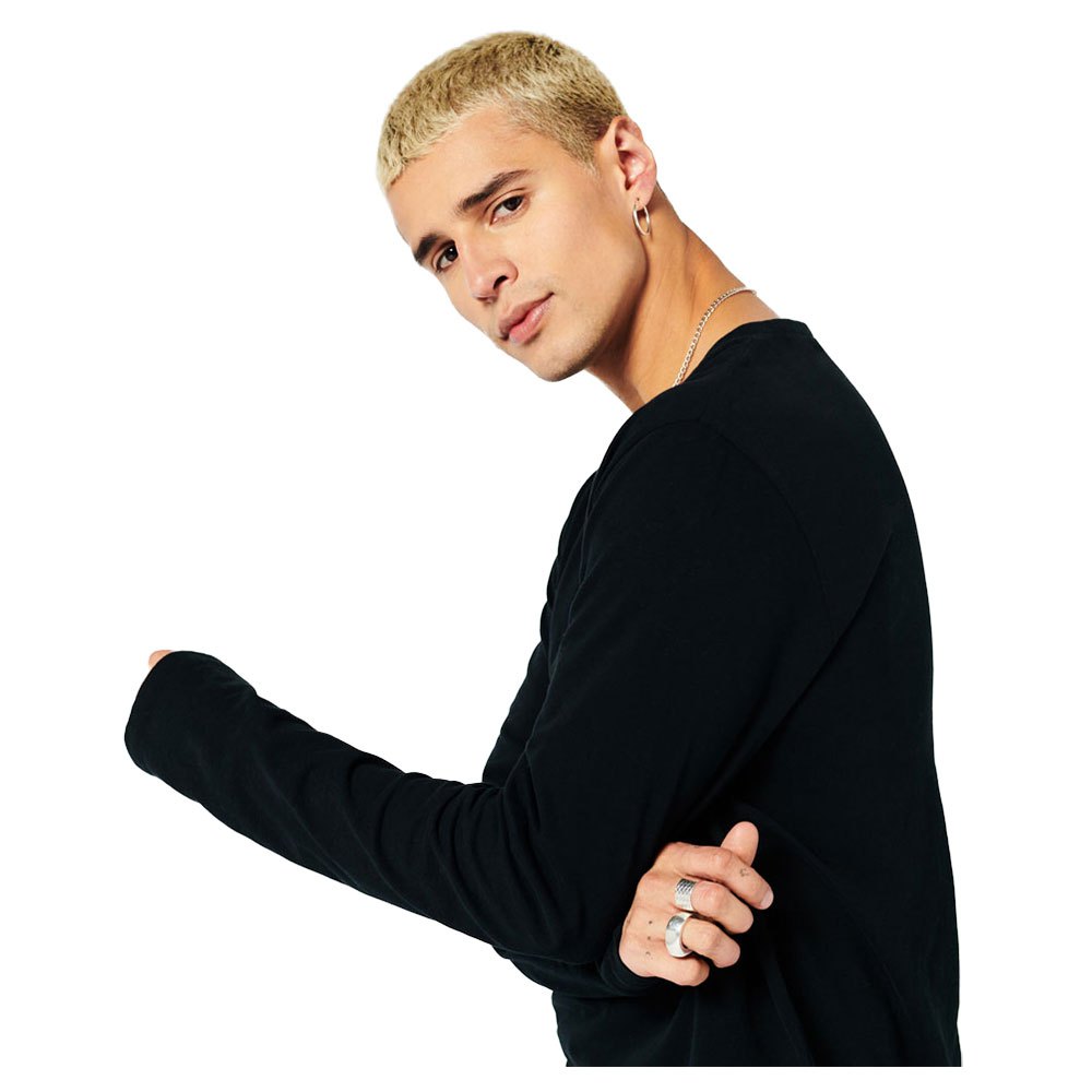 Superdry Vintage Logo Emblem Long Sleeve Top in White or Black