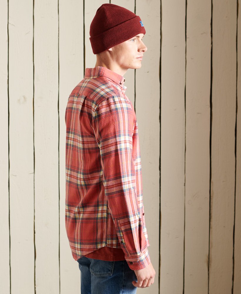 Superdry Drayton Check Paprika Red