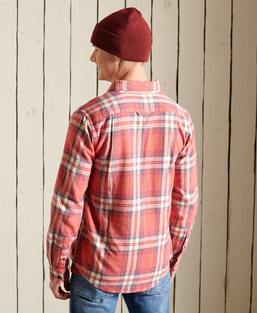 Superdry Drayton Check Paprika Red