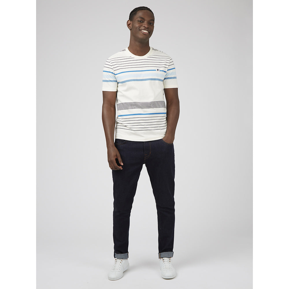 Ben Sherman Engineered Striped Tee