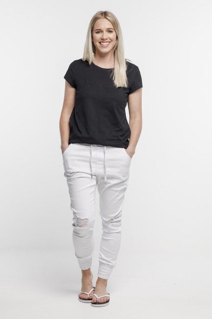 Home-Lee Weekender Jeans - White