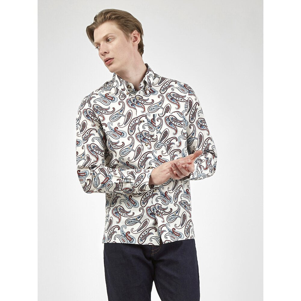 Ben Sherman Large Paisley Print Shirt