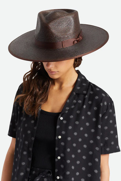 Brixton Jo Rancher - Brown Straw